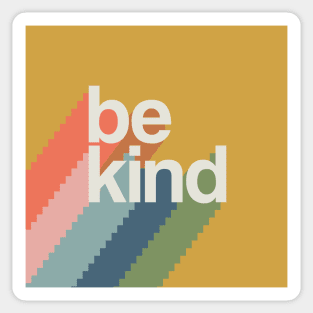 be kind rainbow Sticker